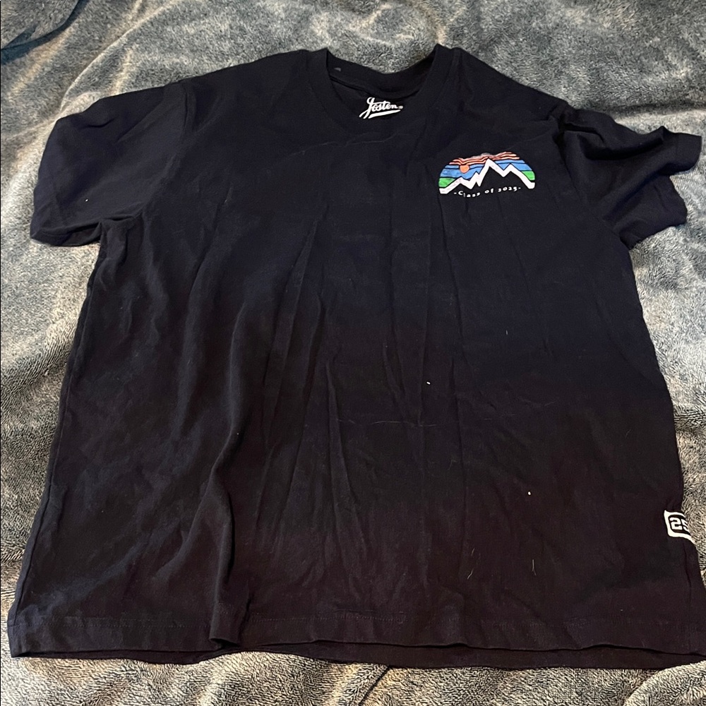 HUF Black Graphic Mountain Tee